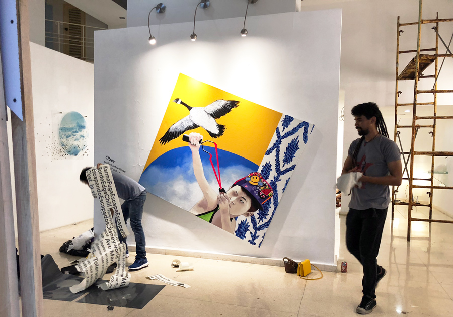 "Fuga". Galería Artis 718. La Habana, Cuba. 2018